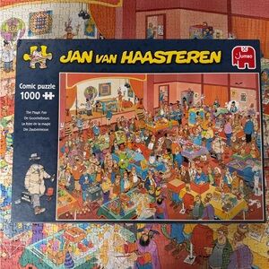 Jumbo Jan Van Haasteren Comic Magic Fair 1000 Piece Jigsaw Puzzle